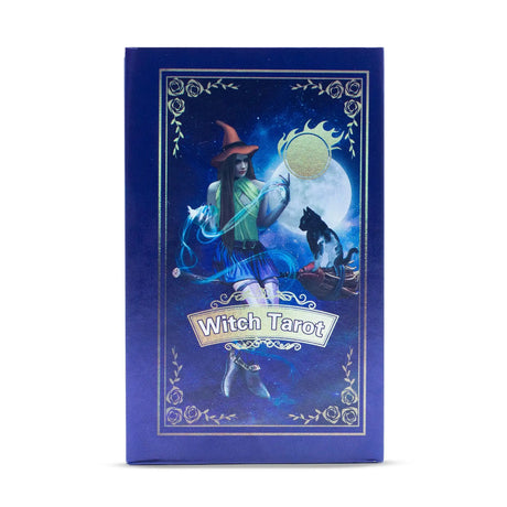 Purple Foil Tarot Card Set - Witch Tarot - with booklet