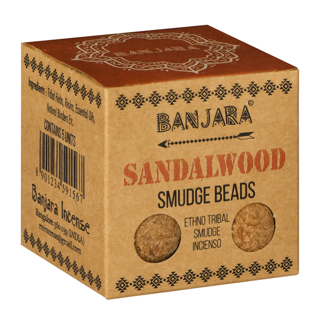 Banjara Smudge Beads - Sandalwood