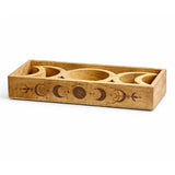Moon Phase Tarot Tray with Card Holder