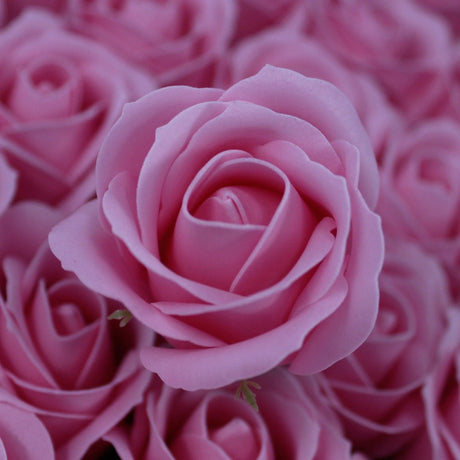 Craft Soap Flowers - Med Rose - Blush