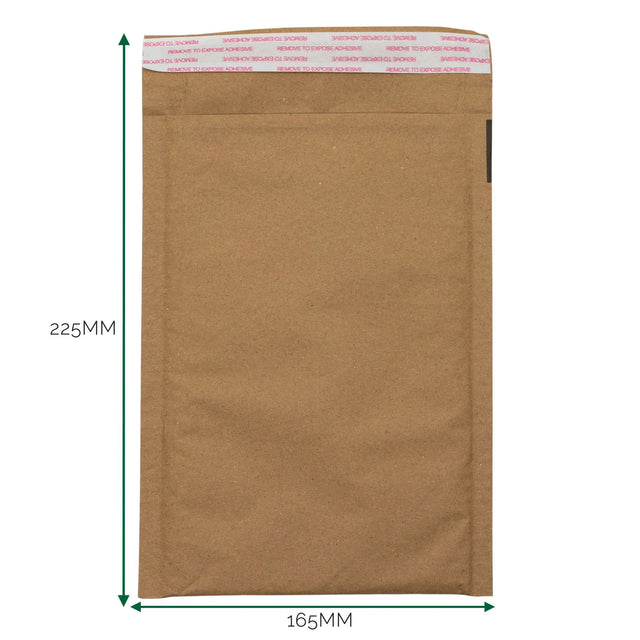 Kraft Padded Honeycomb Envelope (165x225+40mm)