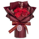 Large Red Roses Bouquet - Love is Eternal -  Gift Card
