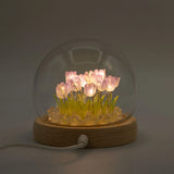 Floral Glow Garden Dome - 20 Tulips - LED USB