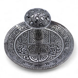 Mushroom Plate  - Silver Effect - Incense Holder