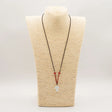 Cord Necklace Gemstone Pendant - Opalite Angel