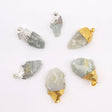 Gemstone Indian Sodalite & Silver Plated Pendants (6 assorted)