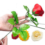 Craft Soap Flowers - Med Rose - Black