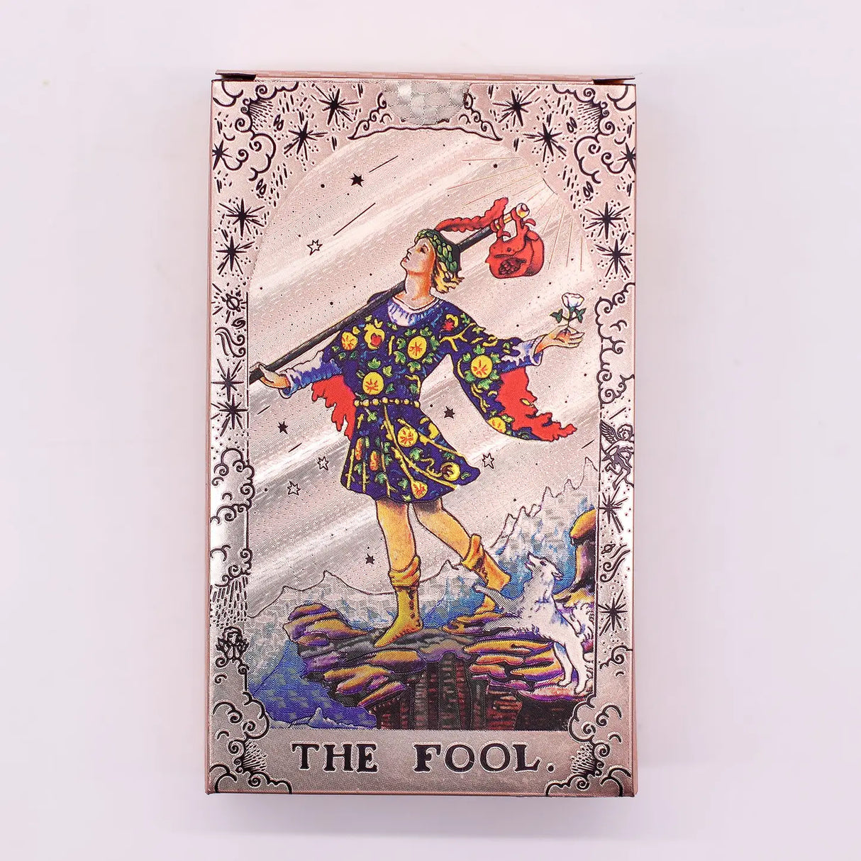 Rose Gold Foil Tarot Card Set - Moon Phase - with booklet