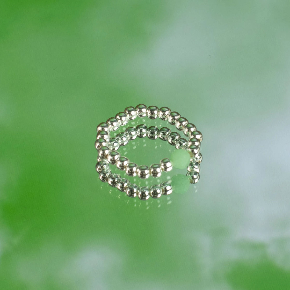 Nymph Spirit Gemstone Ring Set - Forest Spirit