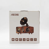 Retro Mini Double Gramophone Speaker - Bluetooth - 5.4 watt x 2