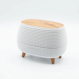 Futuristic Ribbed Aroma Diffuser with Colour-Changing Light