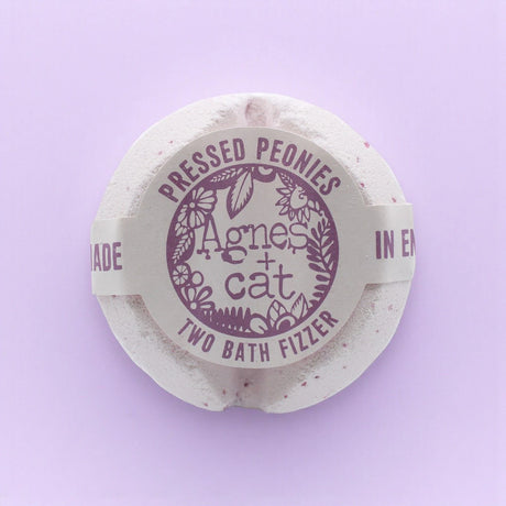 Agnes + Cat Bath Fizzer - Pressed Peonies