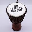 Large Pro Djembe Drum - Freedom Rhythm (high) - 50cm (22cm Diia)
