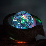 Pebble Wall Tabletop Water Feature with Crystal Ball (19x19x28cm)