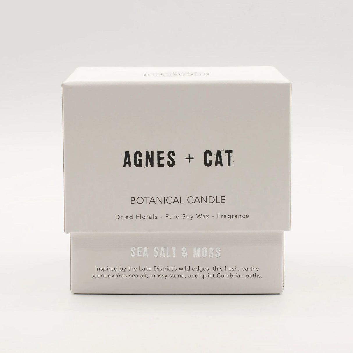 Agnes + Cat Botanical Soy Wax Candle - Seasalt & Moss