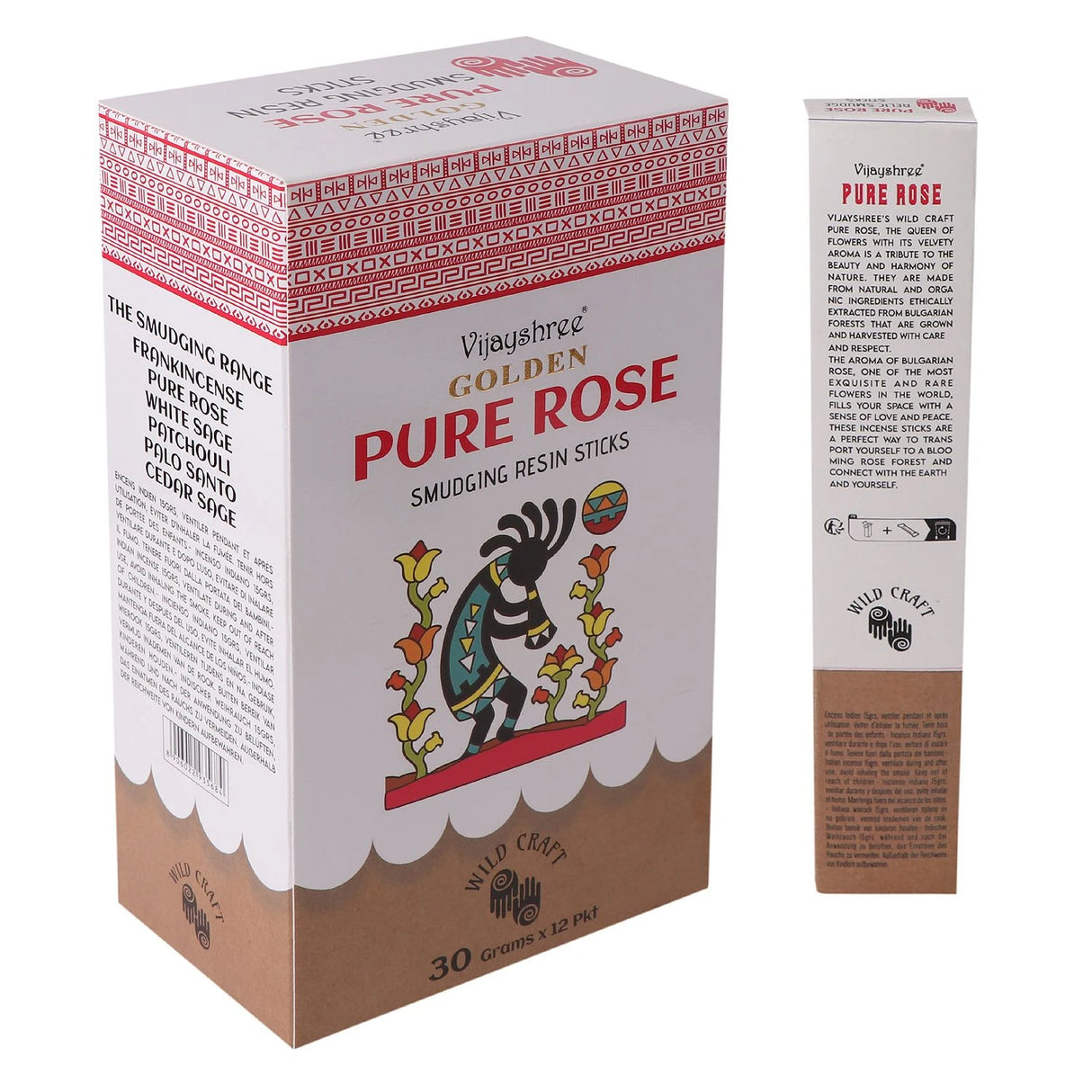 Golden Pure Rose Smudging Resin Sticks  30g