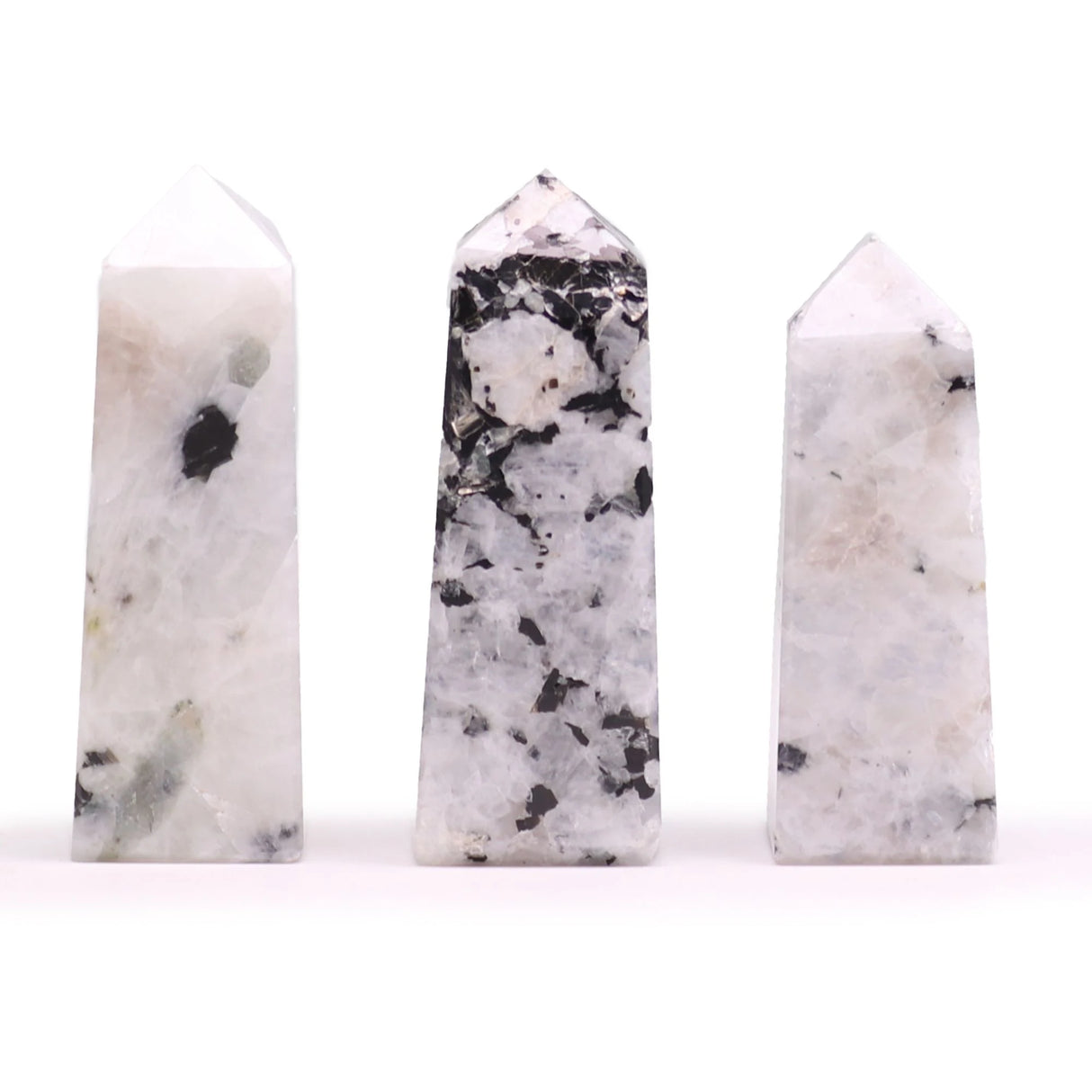 Gemstone Obelisk Points approx 5cm - Moonstone