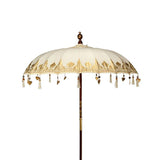 Bali Patio Parasol - Canvas - Natural Decor - 1.5m