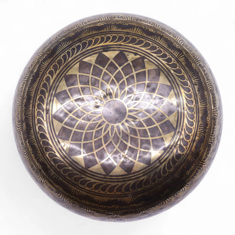 Engraved - Huge Vibrational Feet Standing Bowl - 50x20cm (10.7kg)