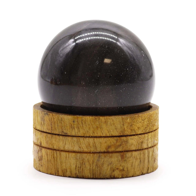 Gemstone Sphere 50mm - Ocean Agate with Stand