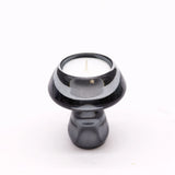 Mushroom Flip Dinner Candle / Tealight Holder - Midnight Grey