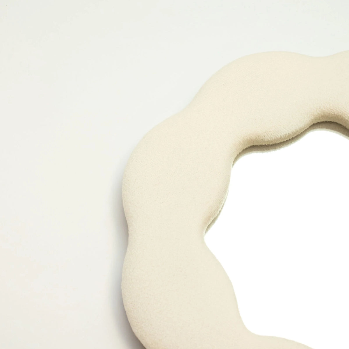 Soft Squiggly Mirror  Flower  Stone (25.4x25.4x2.3cm)
