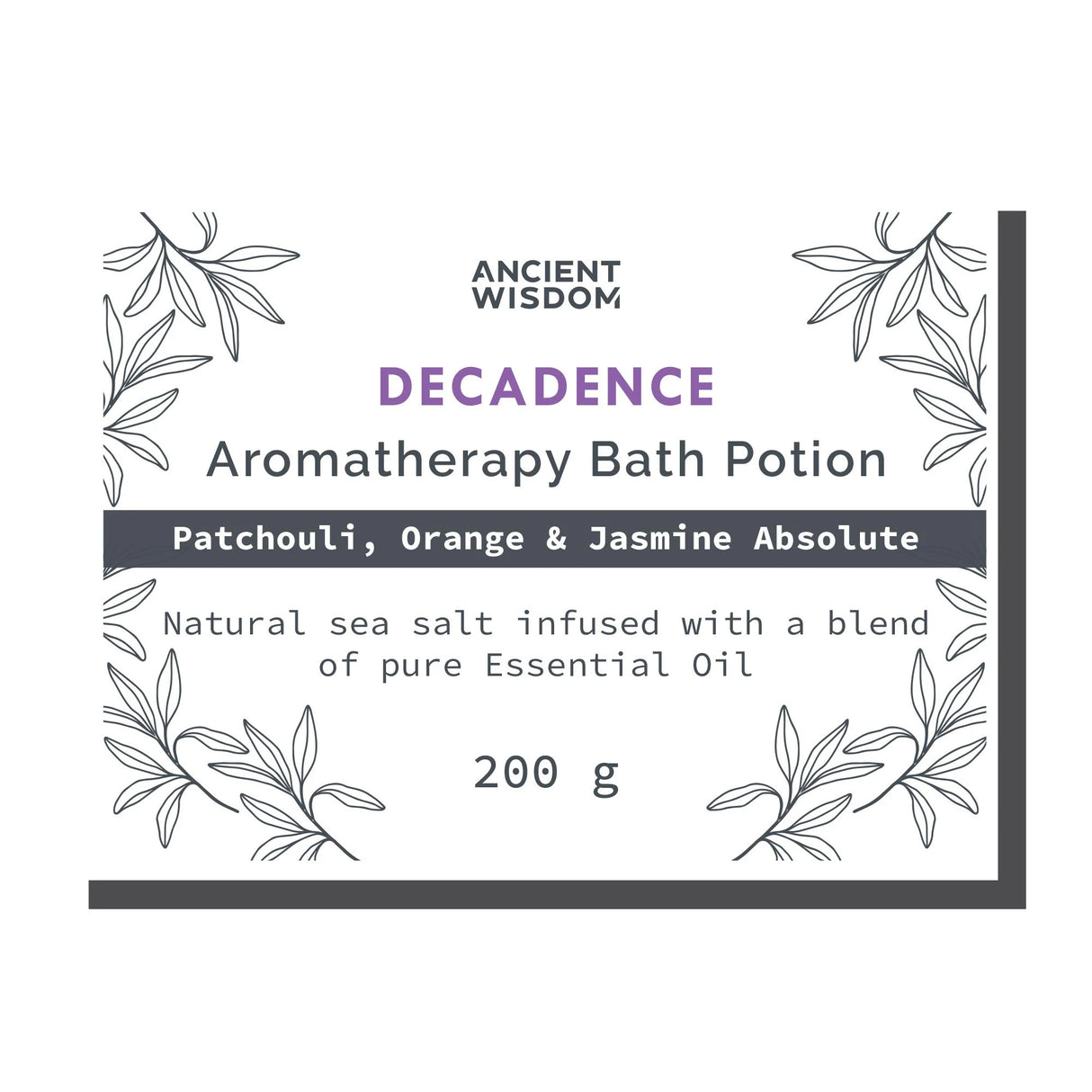 Bag Labels for Decadence (4 sheets of 18)