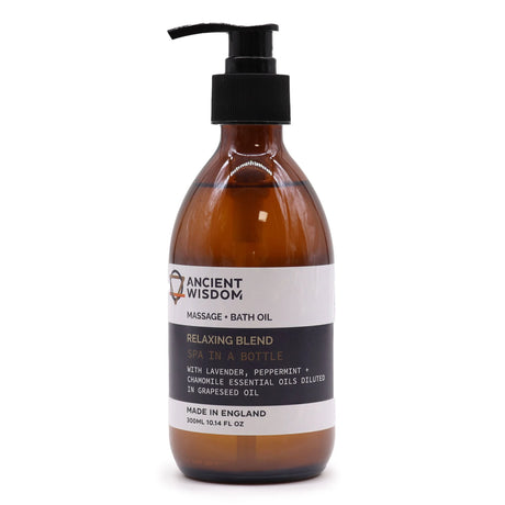 Aromatherapy Massage and Bath Oil - Relaxing 300ml