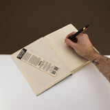 Lokta Inspiration Notebook  Real Life  Large (21x15cm)  45 Leaves  Includes Bookmark