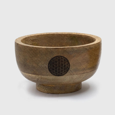 Small Ritual Bowl Incense Cone Holder 11x6.cm - (asst esoteric)