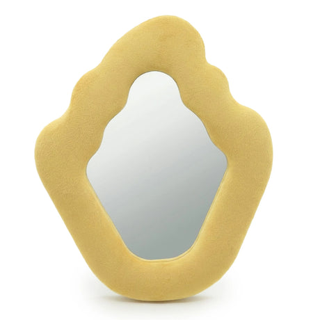 Soft Squiggly Mirror  Flame  Marigold (23x27.5x2.3cm)