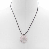 Tree of Life Pendant - Rose Quartz