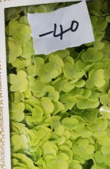 Craft Soap Flowers - Hyacinth Bean - Spring Green