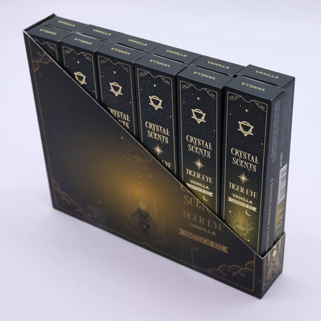 Tiger Eye Crystal Scents Smudge Incense - Vanilla