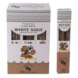 Golden White Sage Smudging Resin Sticks  30g