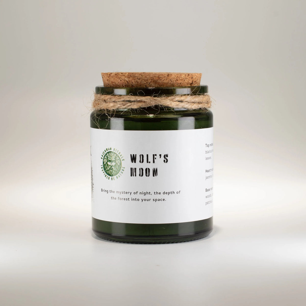 Greenman Woodwick Soy Candle - Wolf's Moon