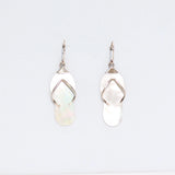Shell & Silver Earrings - Flip-flops- MOP