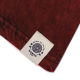 Nomad Sari Stonewashed Cotton T-Shirt  Mandala  Maroon  Large