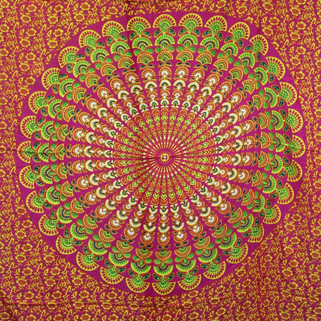 Ruby Lime Mandala Sarongs