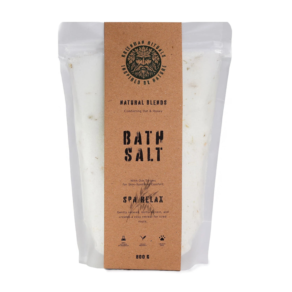 Greenman Rituals Oat & Honey Epsom Bath Salt  Spa Relax Blend