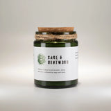 Greenman Woodwick Soy Candle - Sage & Mintwood
