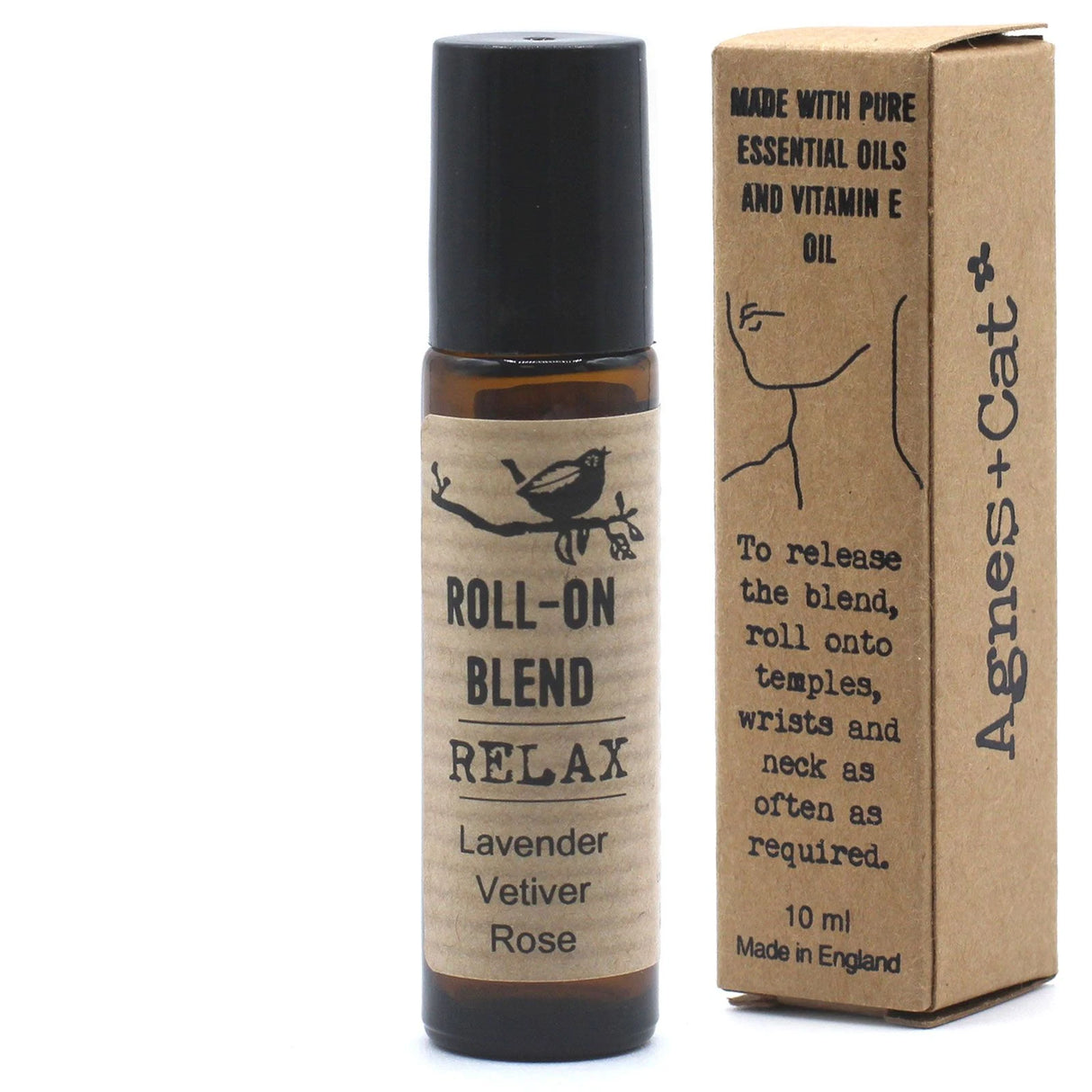Agnes + Cat Roll On Essential Oil Blend - RELAX