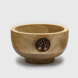 Small Ritual Bowl Incense Cone Holder 11x6.cm - (asst esoteric)