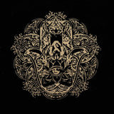 Oversized Tote Bag Chocolate Stonewash 14oz - Freedom Hamsa