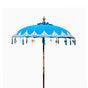 Bali Patio Parasol - Cotton - Turquoise Decor - 1.5m
