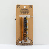 Mens Premium Bracelet Sets -  Black & Tans (asst)
