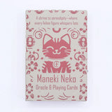 Fortune Cats Playing & Oracle Cards- Maneki Neko Deck