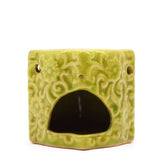 Classic Small Square Floral Oil Burners (aast)