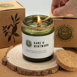 Greenman Woodwick Soy Candle - Fig & Cassis