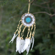 Pastel Blue Macram Dream Catcher 9cm (asst colours)